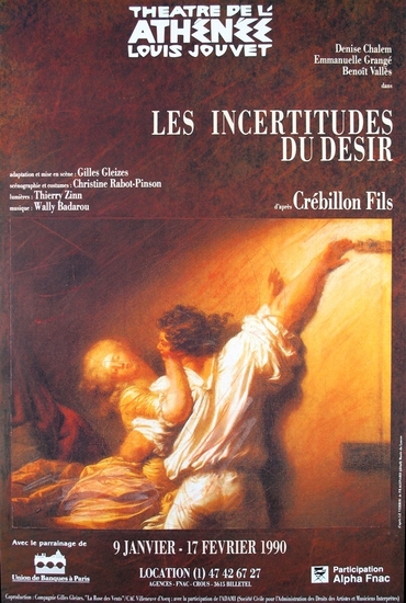 © graphisme : Beau Fixe, peinture Le Verrou de Fragonnard (détail) Musée du Louvre