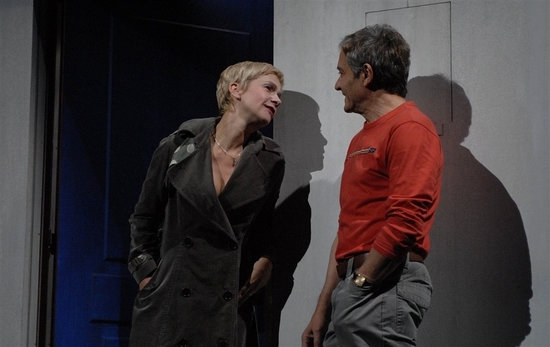 Création 2006 au Théâtre des Célestins à Lyon avec Didier Sandre et Afra Waldhör<br />© Christian Ganet 